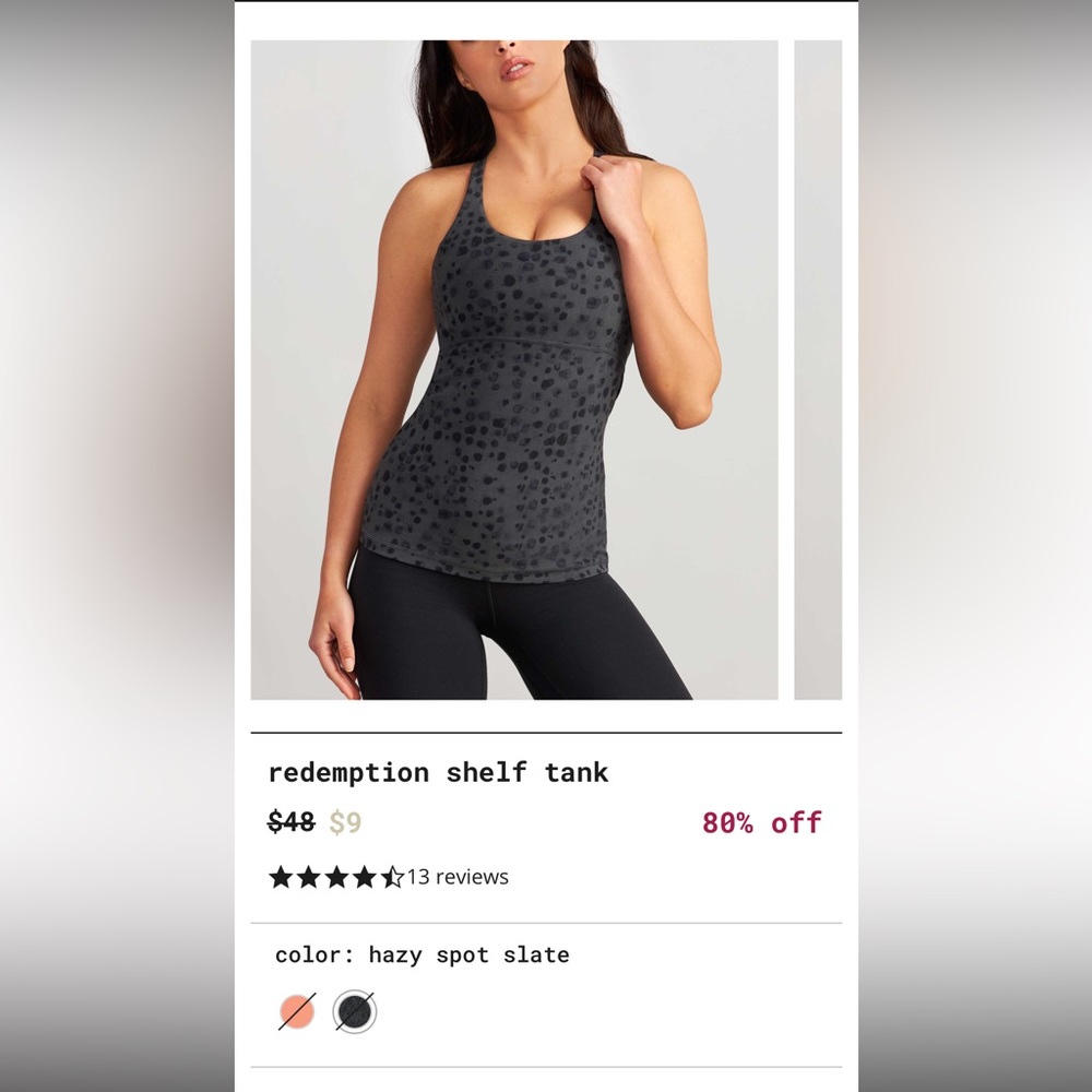 Stori Redemption Built in Bra Tank